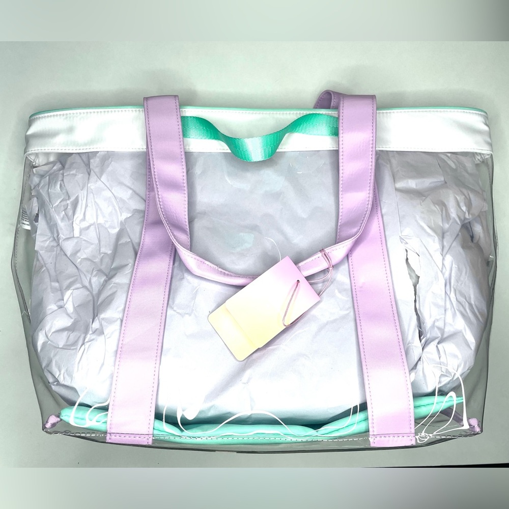 Stoney Clover Lane Clear Beach Bag Oversized Tote Bag **NWT**
